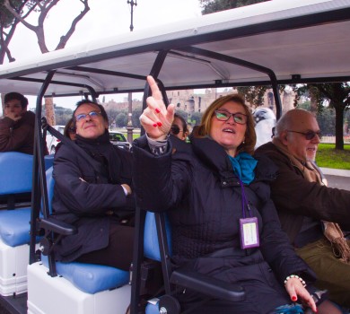 Golf Carts in Rome Private Tour