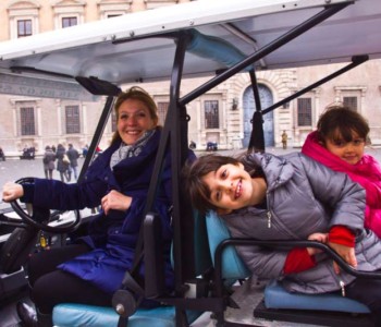 Roma para niños con Carritos de Golf