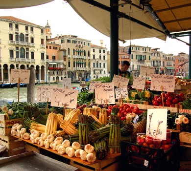 Paseo por el mercado de Venecia y degustación de tapas
