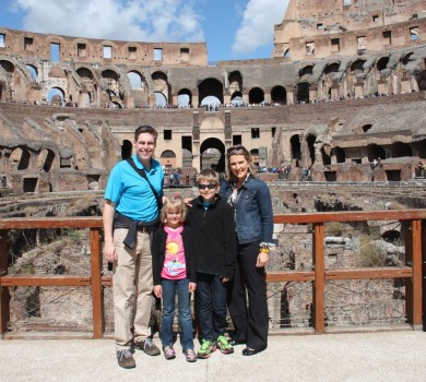 Tour del Coliseo y Roma subterránea para niños