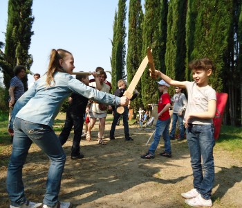 Escuela de gladiadores en Roma