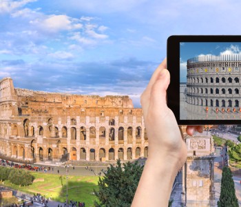 Virtual reality private kids tour of the Colosseum