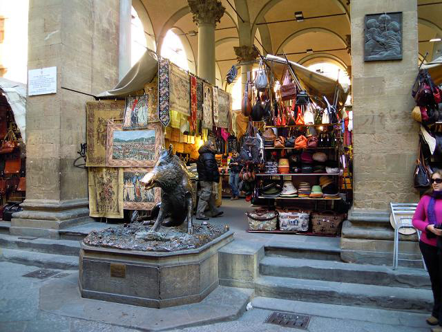 mercato nuovo new-market in florence