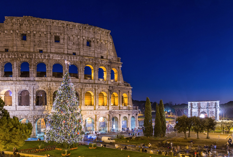 Best christmas market in Rome Italy