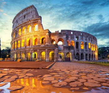 Colosseum with arena express group tour