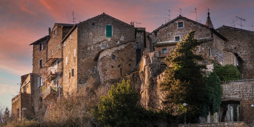 Explore Calcata a picturesque bohemian town