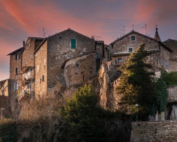 Explore Calcata a picturesque bohemian town