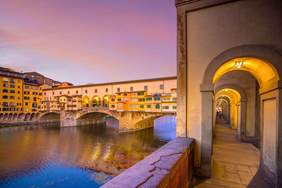 Old bridge in Florence