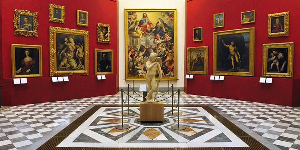 Explorando la Galeria de los uffizi