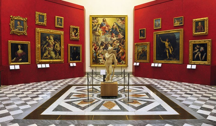 Explorando la Galeria de los uffizi
